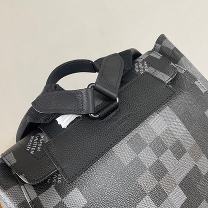 Louis Vuitton Pixel Camouflage Leather Backpack For Fashion And Travel Needs