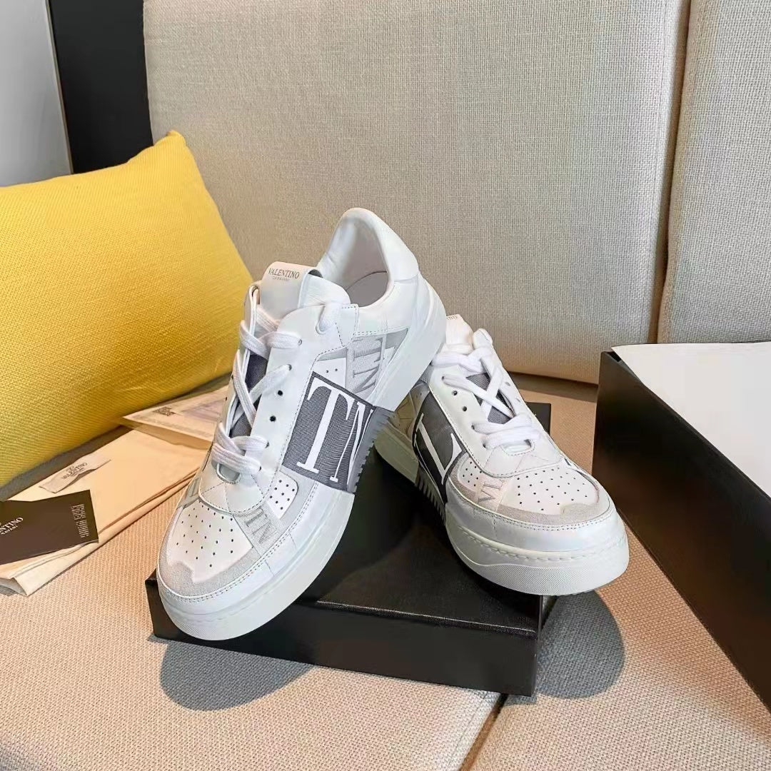 Valentino Unisex Sneakers VLTN Logo Luxury Fashion Sneakers