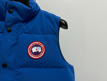 Canada Goose Blue Down Vest: Warmth And Fashion In One