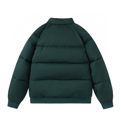 The North Face Dark Green Puffer Jacket Warm Winter Outerwear