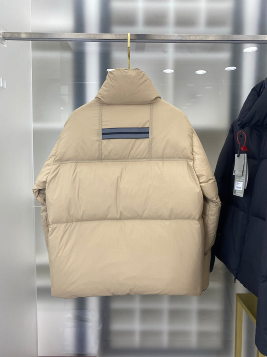 Canada Goose Grandview Women's Beige Down Jacket For Winter Warmth