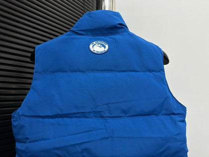 Canada Goose Blue Down Vest: Warmth And Fashion In One