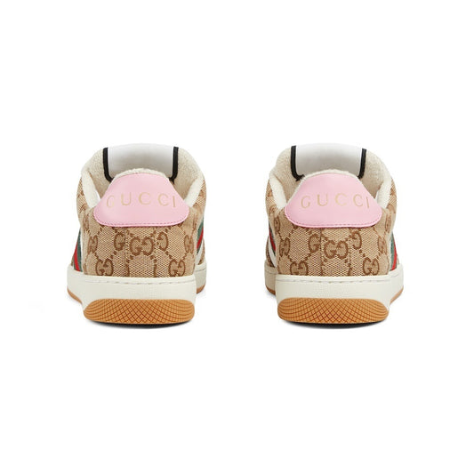 Gucci Unisex Sneakers With GG Print And Colorful Accents