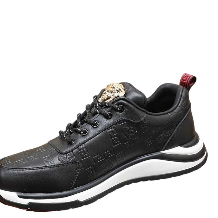 Versace Men's Sneakers - Luxury Designer Athletic Footwear with Greek Key Pattern