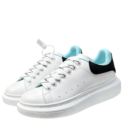 Alexander McQueen Unisex Oversized Sneakers With Blue And Black Accents