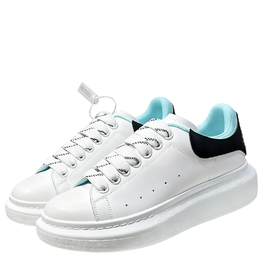 Alexander McQueen Unisex Oversized Sneakers With Blue And Black Accents