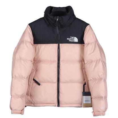 The North Face Pink Black Puffer Jacket Warm Winter Outerwear