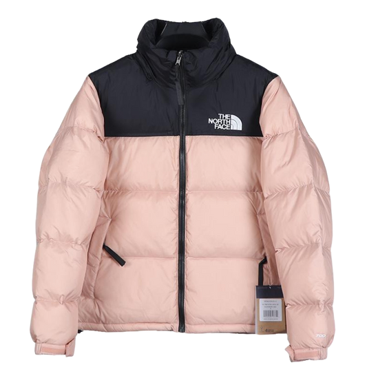 The North Face Pink Black Puffer Jacket Warm Winter Outerwear