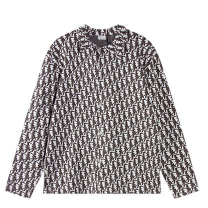 Dior Monogram Pattern Long Sleeve Knitted Fashion Sweater