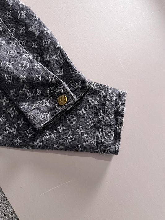 Louis Vuitton Monogram Denim Jacket with Panel Detailing