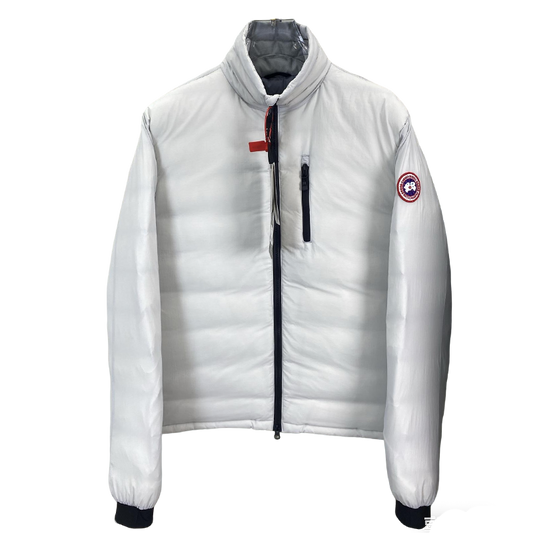 Elegant White Canada Goose Crofton Puffer Jacket for Chilly Days