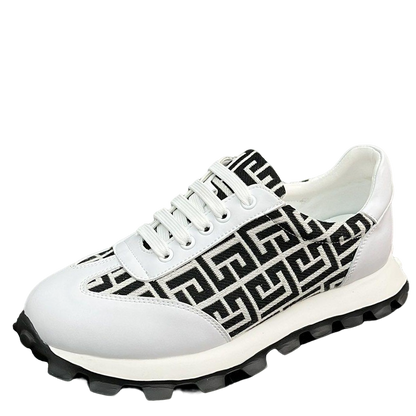 Versace Men's Sneakers - Luxury Designer Athletic Footwear with Greek Key Pattern