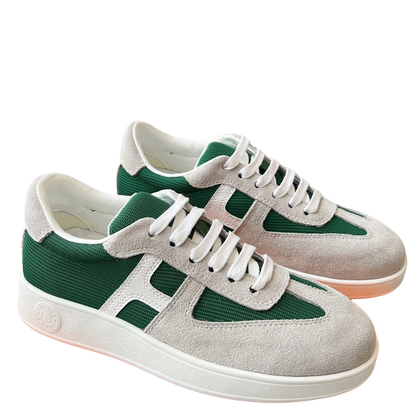 Hermes Women's Sneakers Iconic H Logo Leather Casual Fashion Shoes
