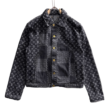 Louis Vuitton Monogram Denim Jacket with Panel Detailing