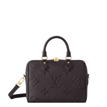 Luxury Louis Vuitton Speedy Bandoulière 25 Bag in Embossed Leather for Fashion Lovers