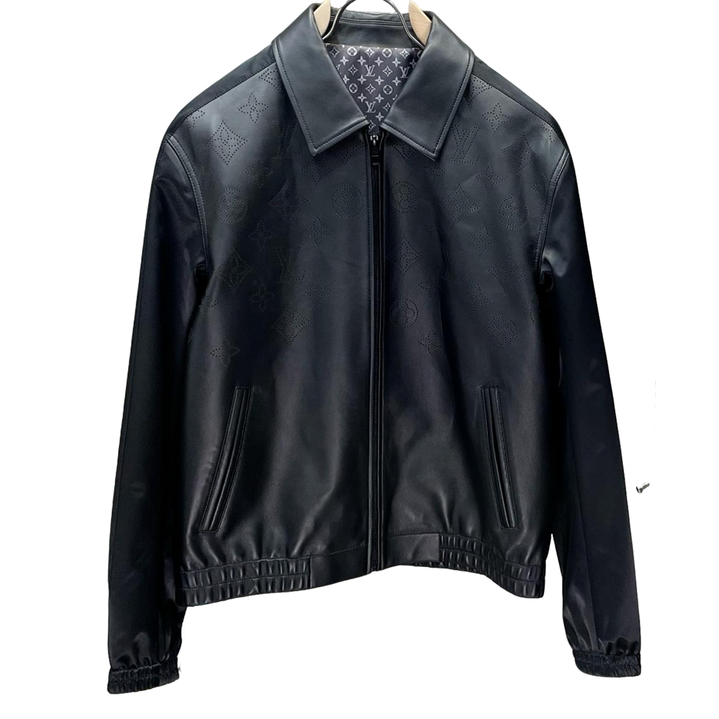 Louis Vuitton Perforated Monogram Leather Jacket