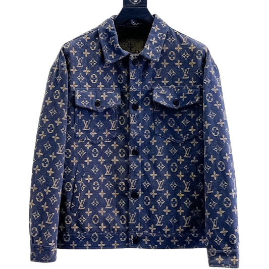 Louis Vuitton Monogram Print Hooded Windbreaker