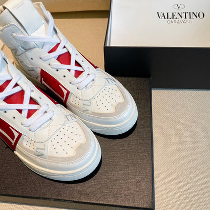 Valentino Men's Luxury Sneakers Fashion Mesh Design Casual Athletic Shoes