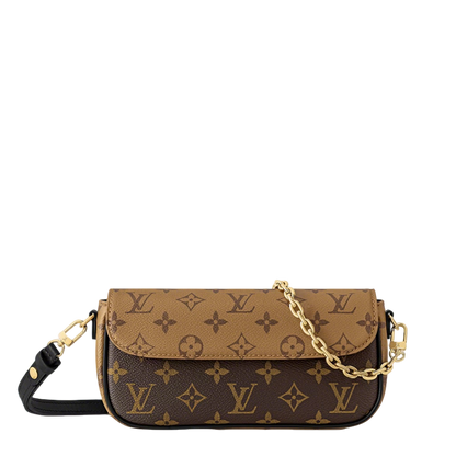 Louis Vuitton Wallet On Chain Ivy Bag Iconic Monogram Design Luxury Crossbody Accessory