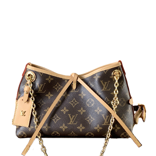 High Quality Louis Vuitton Handbag with Classic Monogram Pattern and Chain Strap
