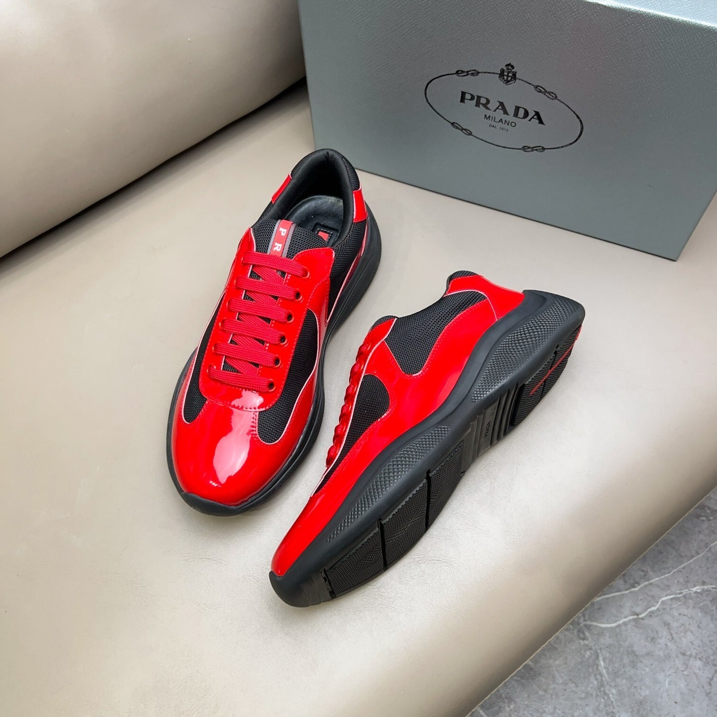 Prada Unisex Sneakers Luxury Fashion Sneakers