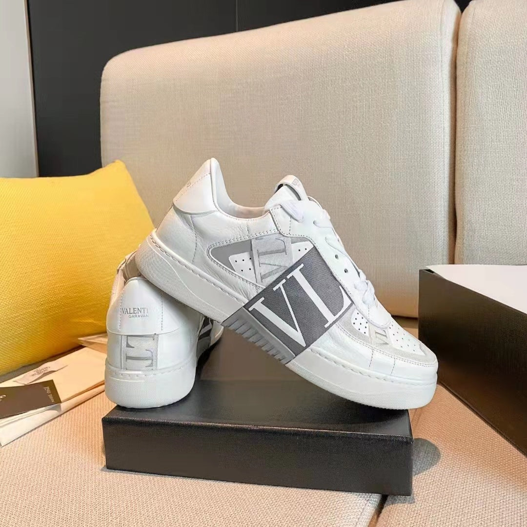 Valentino Unisex Sneakers VLTN Logo Luxury Fashion Sneakers