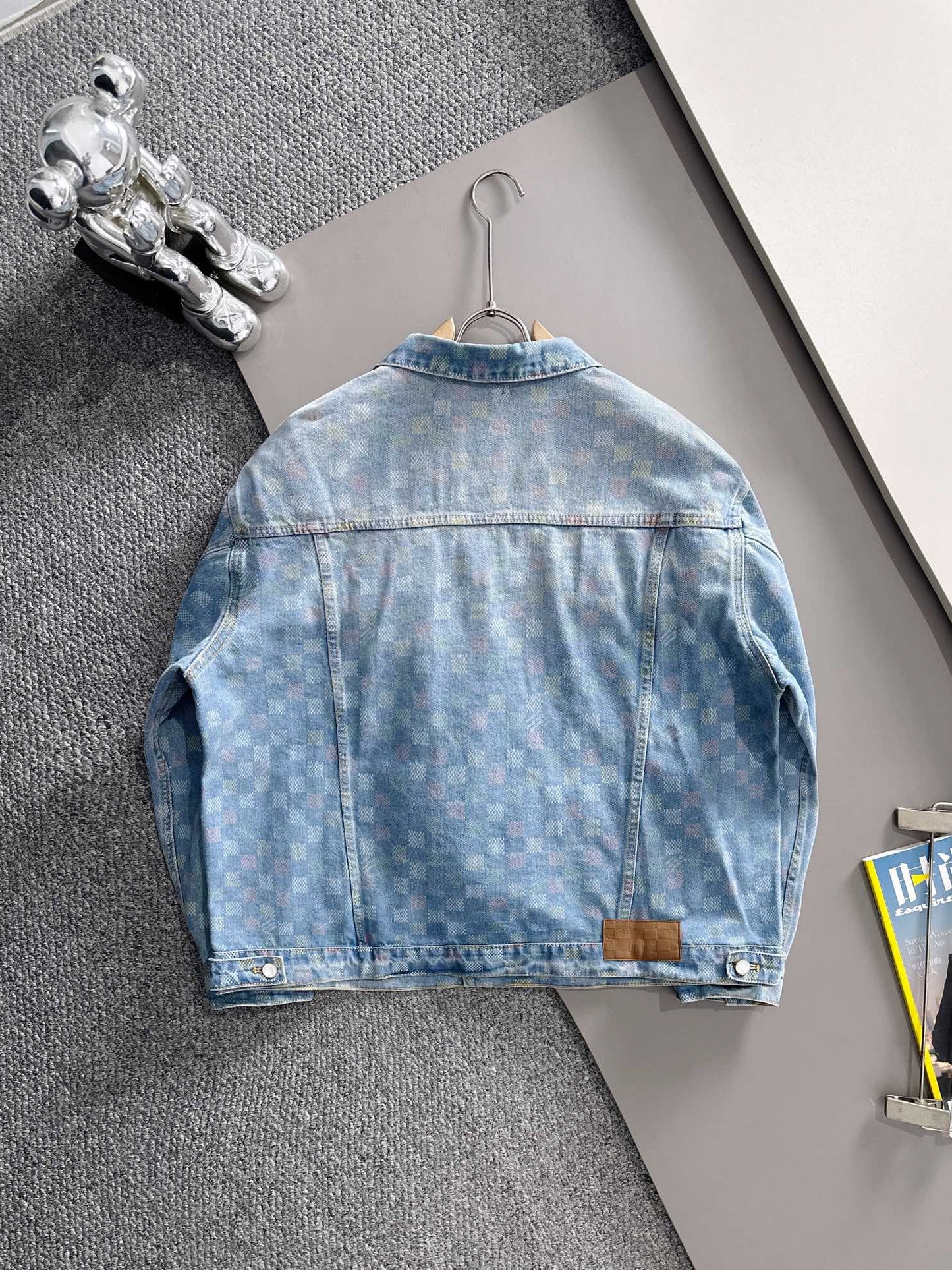 Louis Vuitton Denim Jacket with Embroidered Detail