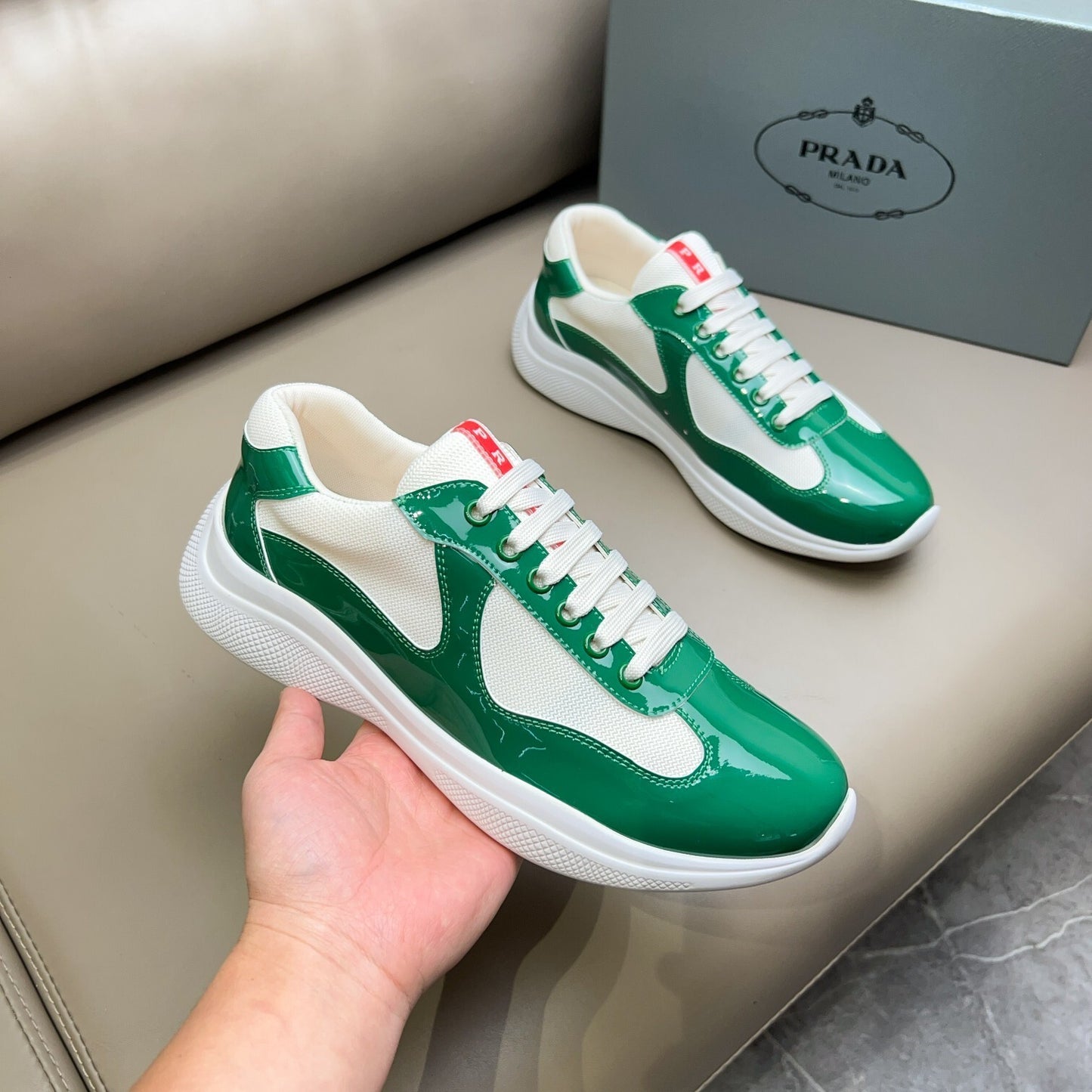 Prada Unisex Sneakers Luxury Fashion Sneakers