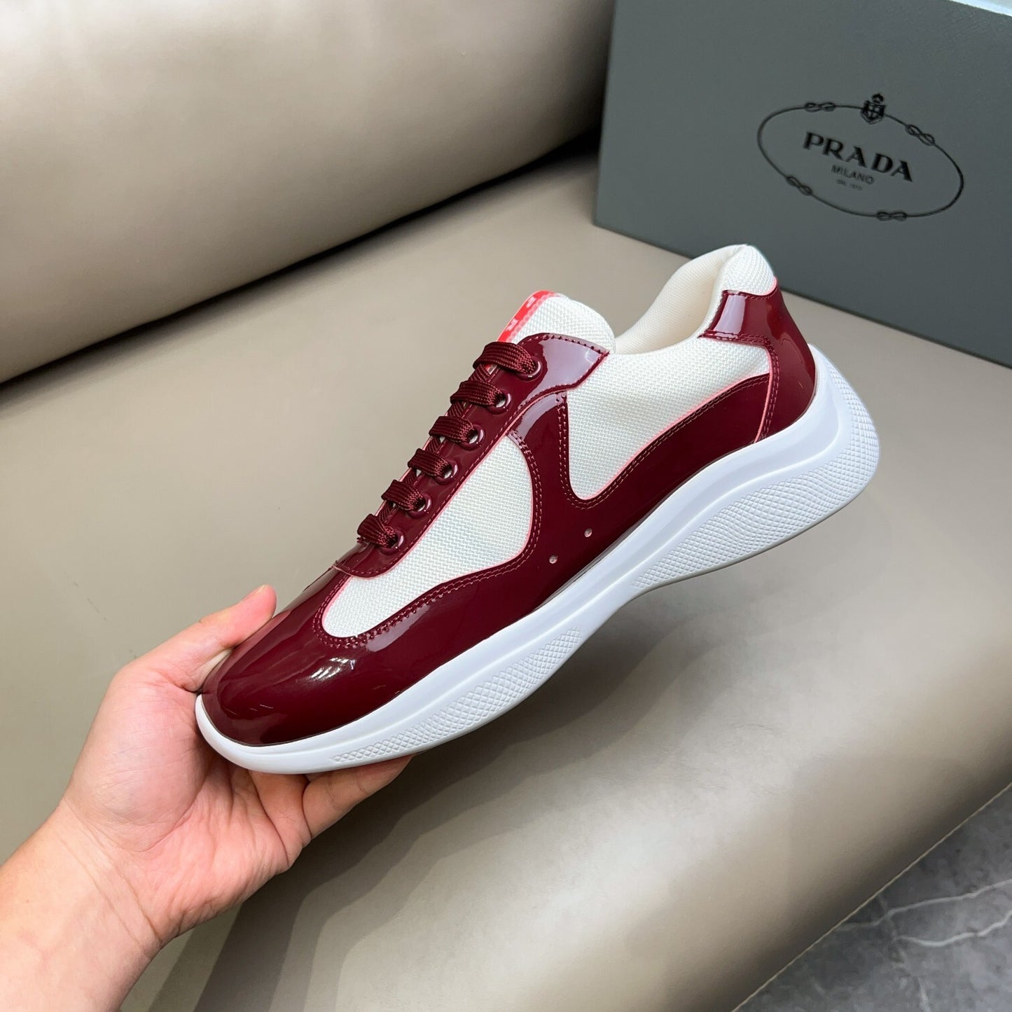 Prada Unisex Sneakers Luxury Fashion Sneakers