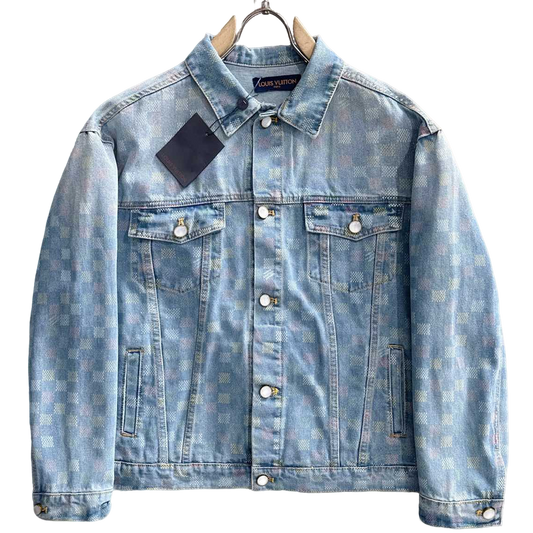 Louis Vuitton Denim Jacket with Embroidered Detail