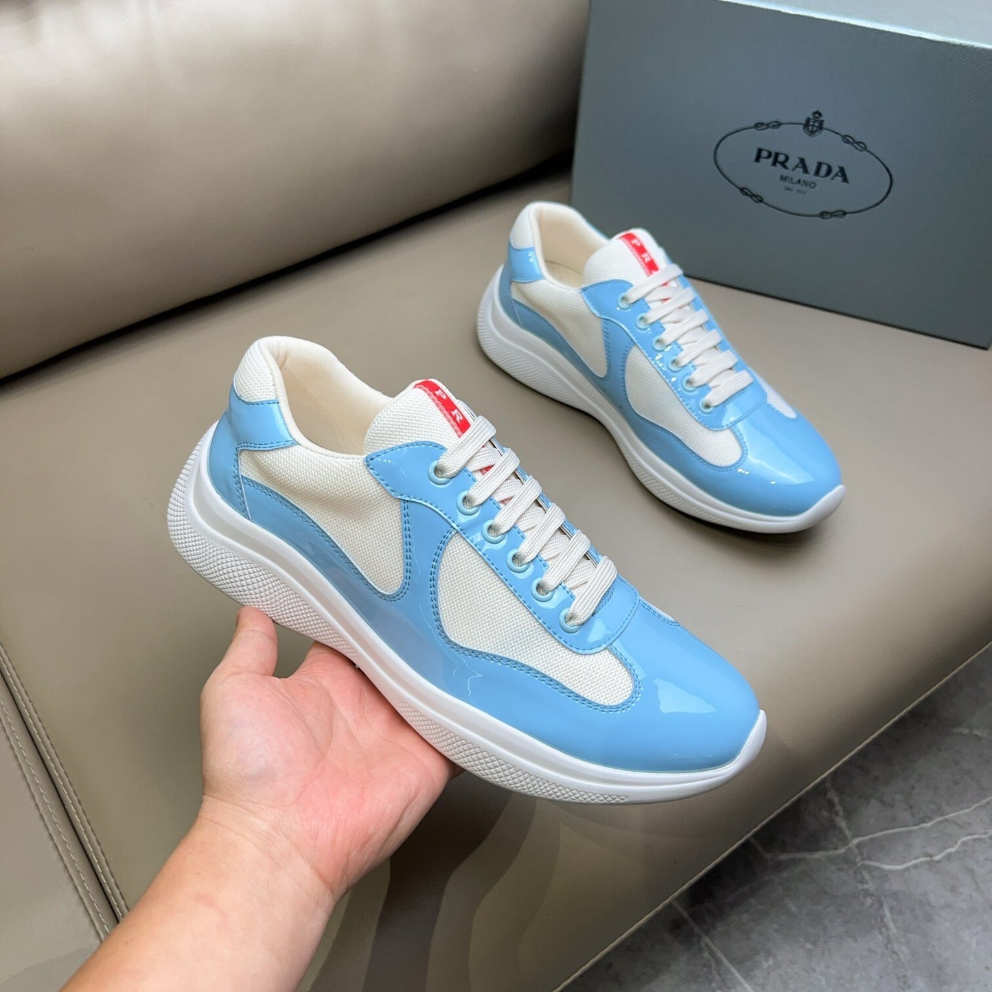 Prada Unisex Sneakers Luxury Fashion Sneakers