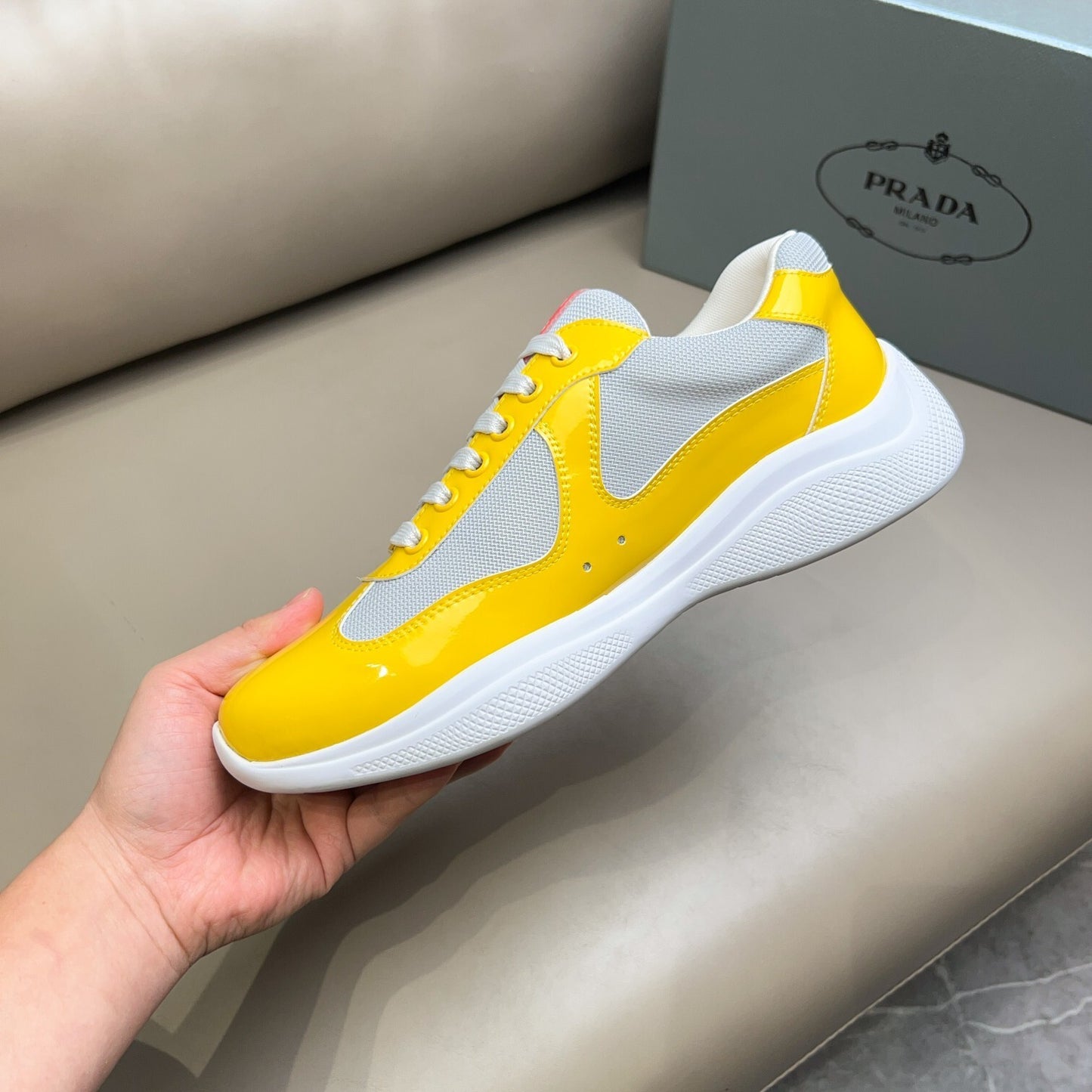 Prada Unisex Sneakers Luxury Fashion Sneakers