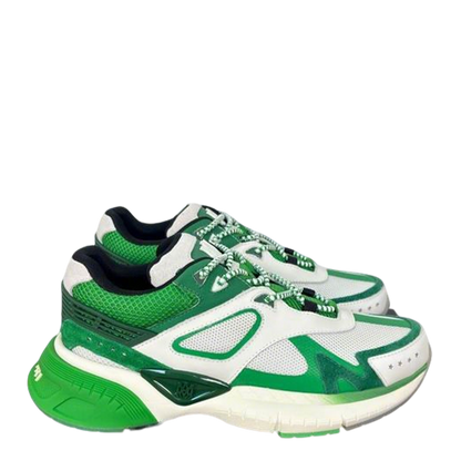 Unisex Amiri Green and White Chunky Mesh Athletic Sneakers