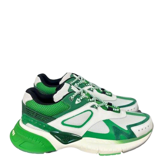 Unisex Amiri Green and White Chunky Mesh Athletic Sneakers