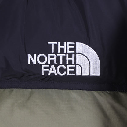 The North Face Olive Green Black Puffer Jacket Warm Winter Outerwear