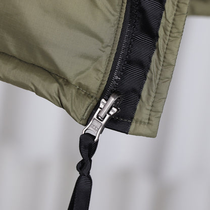 The North Face Olive Green Black Puffer Jacket Warm Winter Outerwear