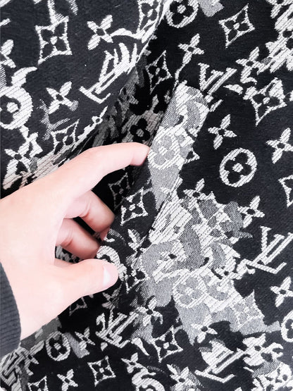 Louis Vuitton Monogram Print Hooded Windbreaker with Zip-Front
