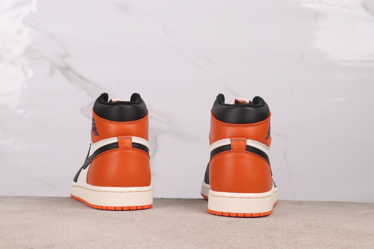Air Jordan 1 High OG Shattered Backboard Orange Black White Basketball Sneakers