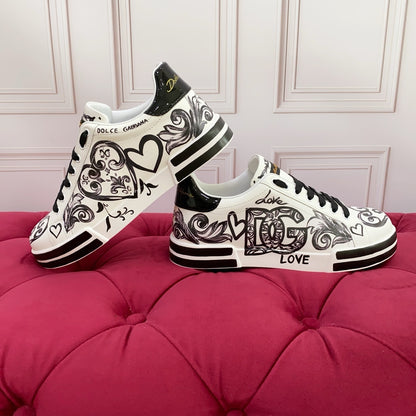 Dolce & Gabbana DG Logo Unisex Casual Sneakers