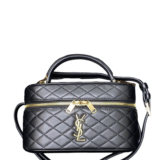 Gorgeous Black Quilted YSL Mini Bag with Gold Hardware 766731