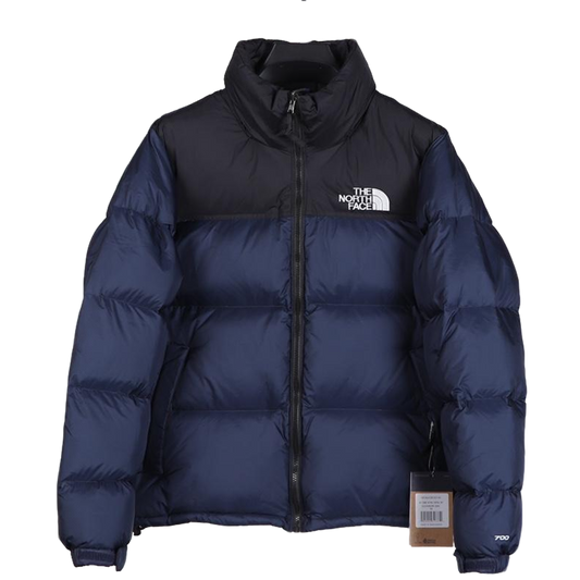 The North Face Navy Blue Black Puffer Jacket Warm Winter Outerwear
