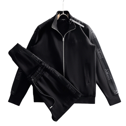 Men's AMIRI Tracksuit Set with Logo Tape Detailing