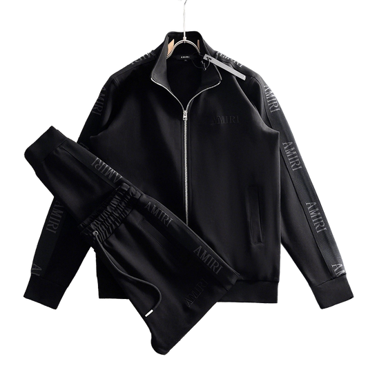 Men's AMIRI Tracksuit Set with Logo Tape Detailing