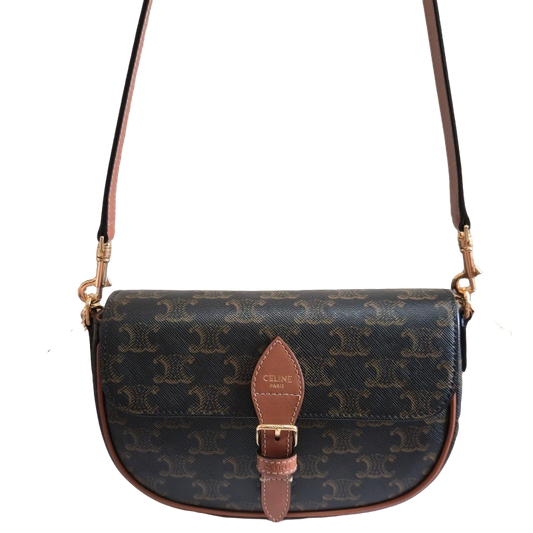 Classic Celine Folco Monogram Crossbody Bag For Fashion Enthusiasts 122652