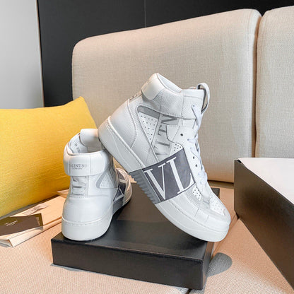 Valentino Men's Luxury Sneakers Fashion Mesh Design Casual Athletic Shoes