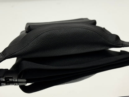 Black Balenciaga Waist Bag with Logo for Fashionable Daily Use Style No.406480
