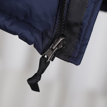 The North Face Navy Blue Black Puffer Jacket Warm Winter Outerwear