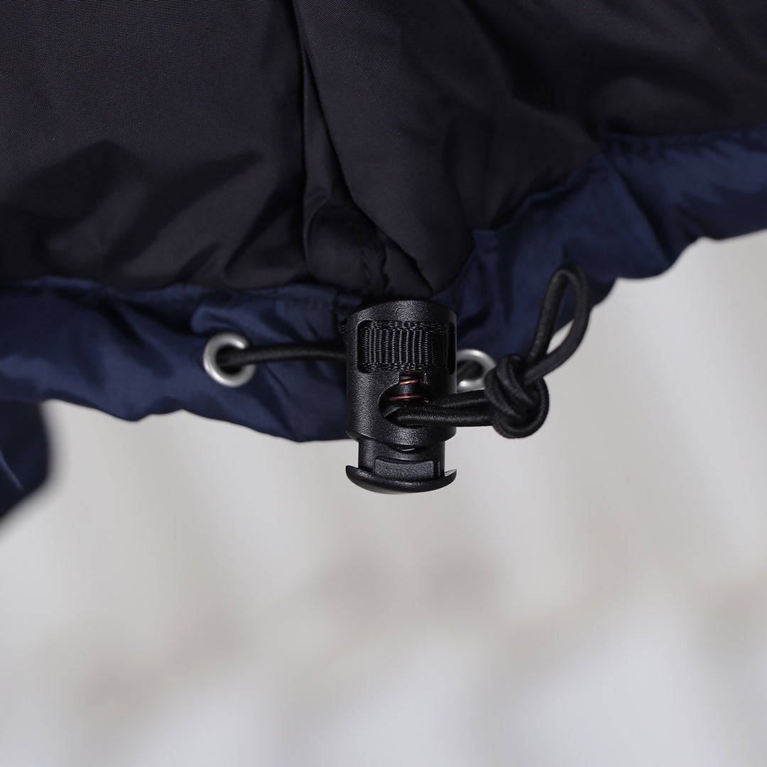 The North Face Navy Blue Black Puffer Jacket Warm Winter Outerwear
