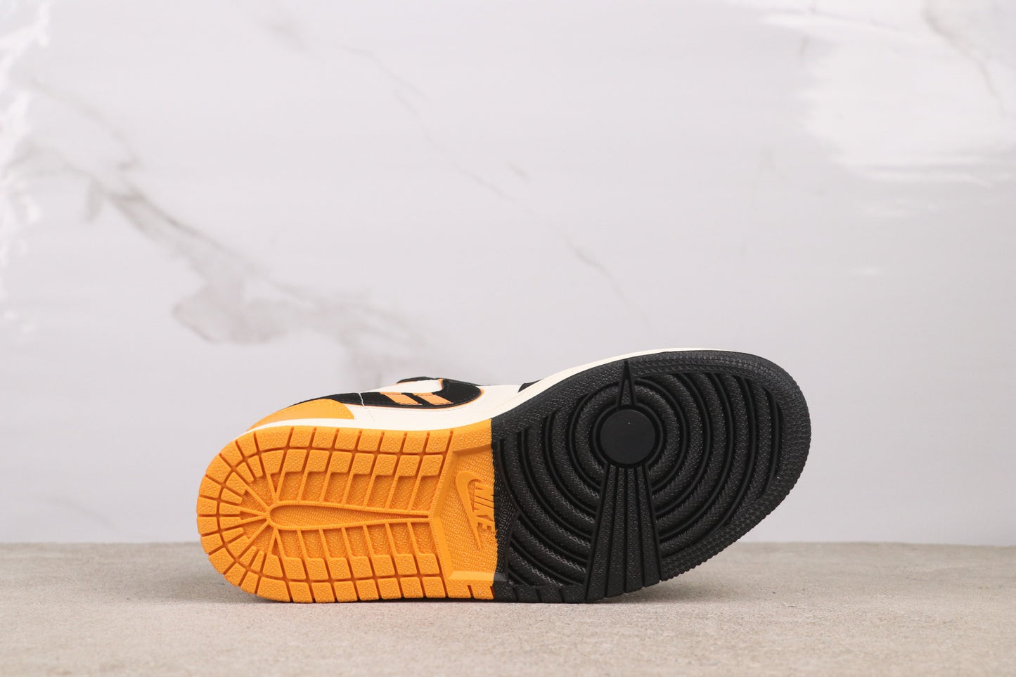 Air Jordan 1 Low Hermes Inspired Orange Black White Casual Sneakers