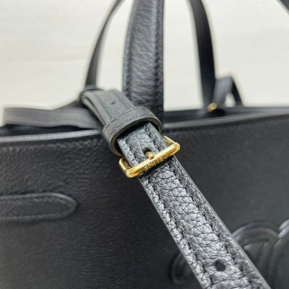 Gorgeous Black Celine CABAS ANAIS Handbag With Classic Logo 118613